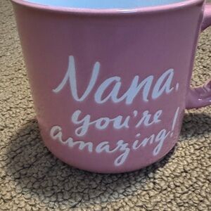 Pink "Nana You're Amazing" Ceramic Mug